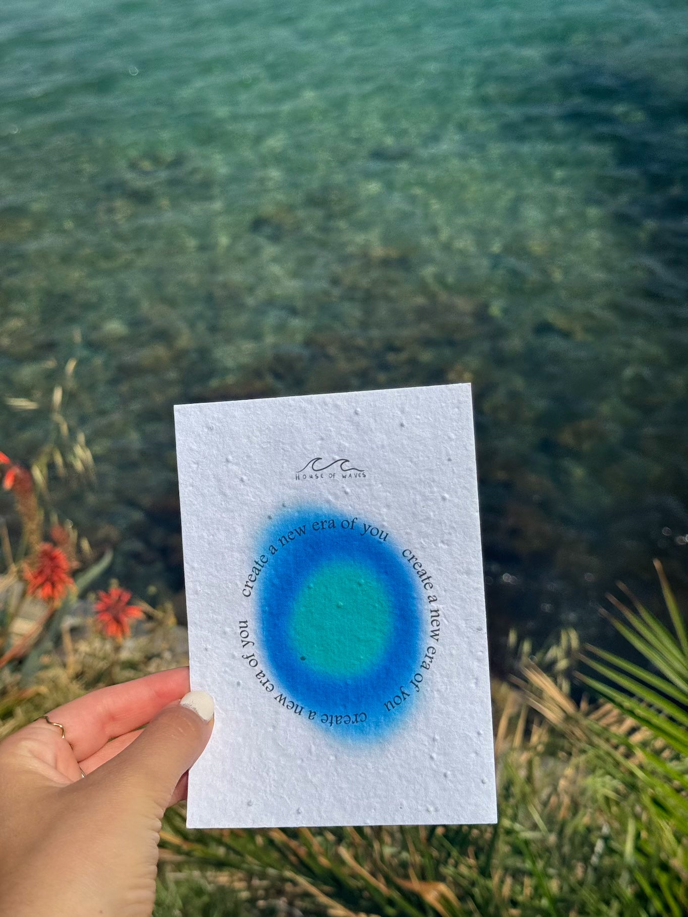 Flower Card - Ocean Aura