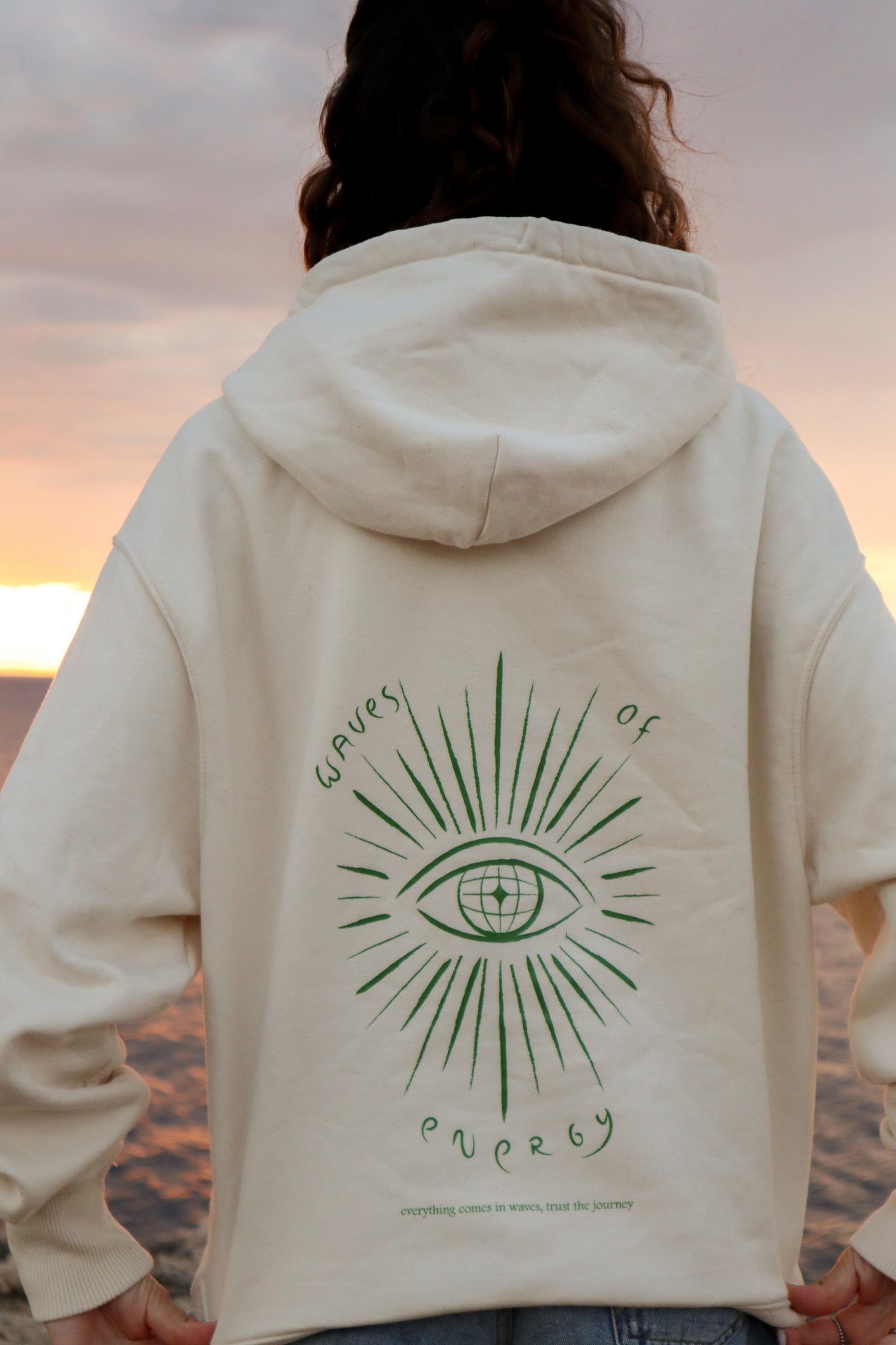 Hoodie - Green Eye (LAATSTE VOORRAAD!)