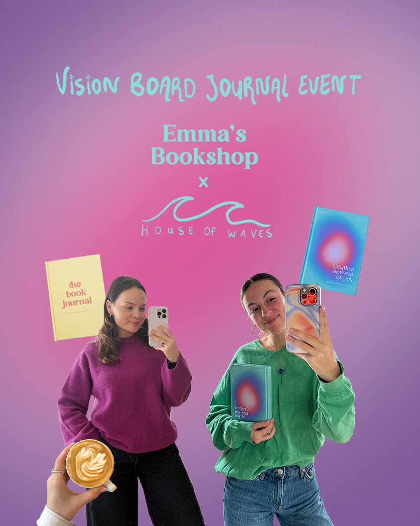 Visionboard journal event x Emma's Bookshop