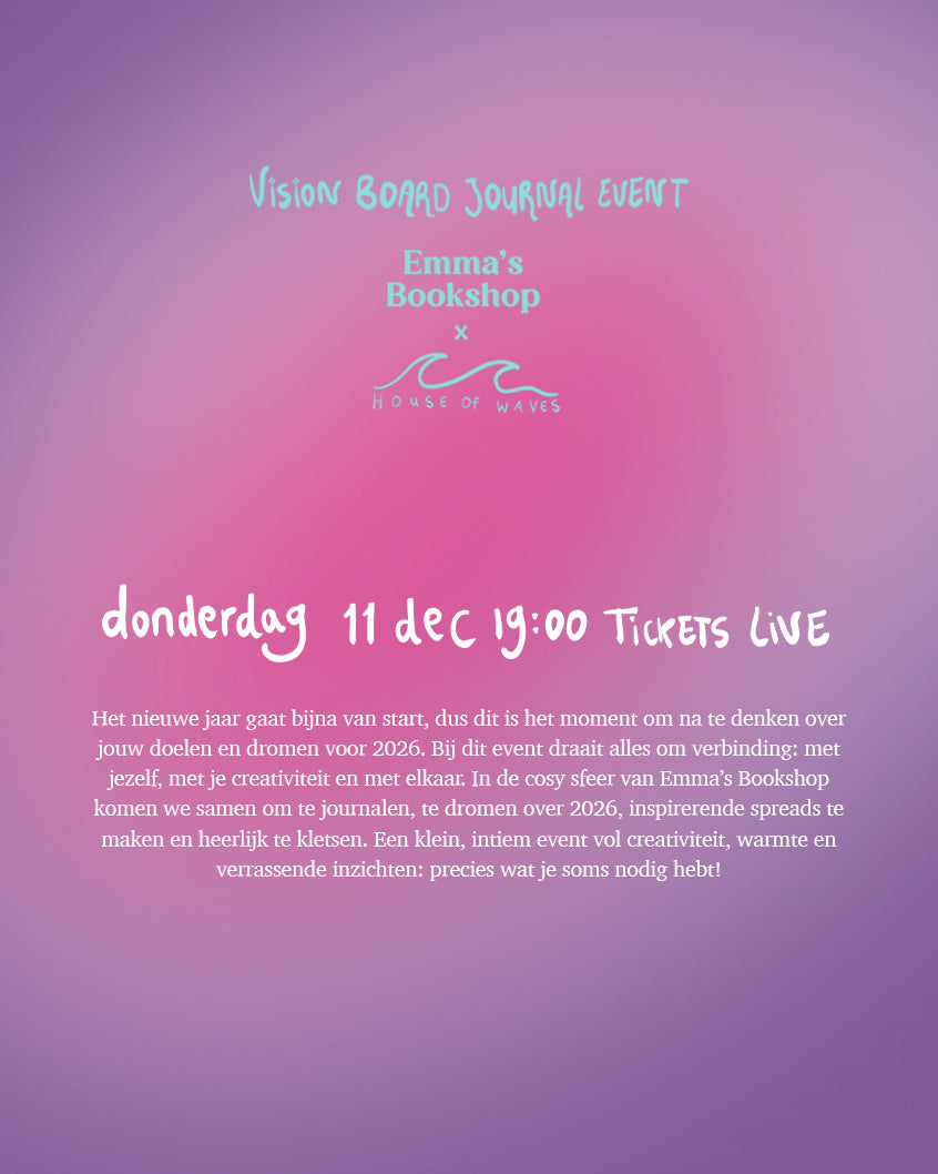 Visionboard journal event x Emma's Bookshop